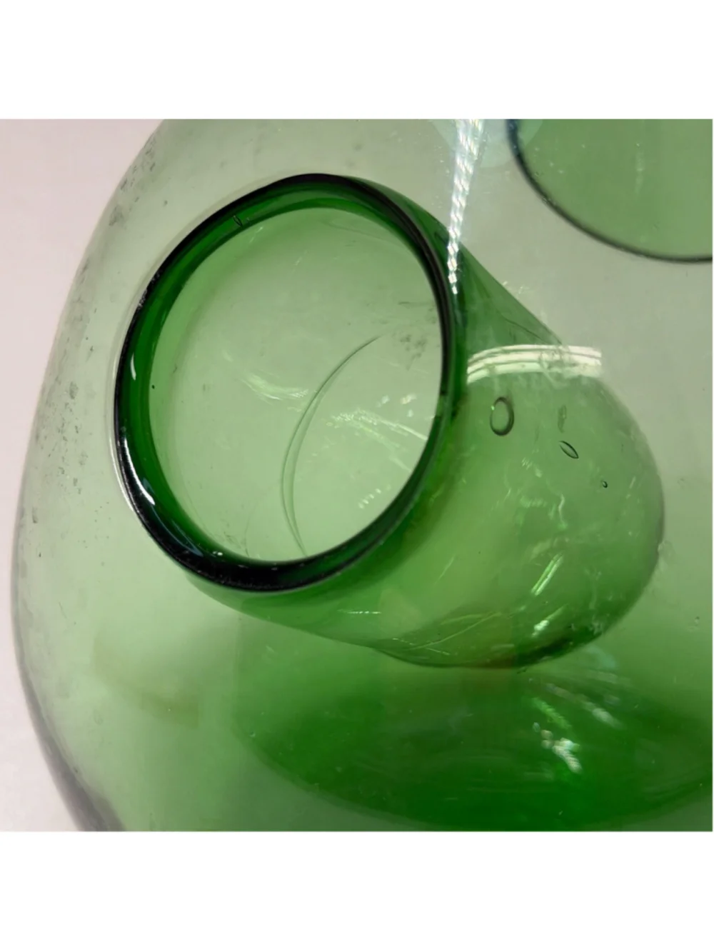 Vintage Mid Century Italian Hand Blown Decanter